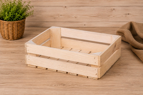 Neue holzkisten natur 40x30x12 - holzkisten,