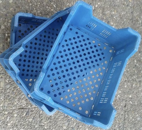 Gemüse kiste 40x30x16 blau - 8x,