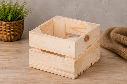 Neue holzkisten natur - holzkisten,