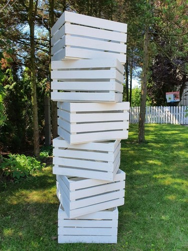 Weisse holzkisten - 6,