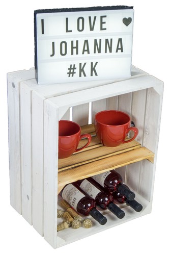 Obskistenregal obstkiste weiß - obstkiste,