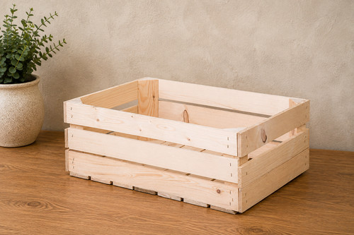 Neue holzkisten natur - holzkisten, 60x40x20