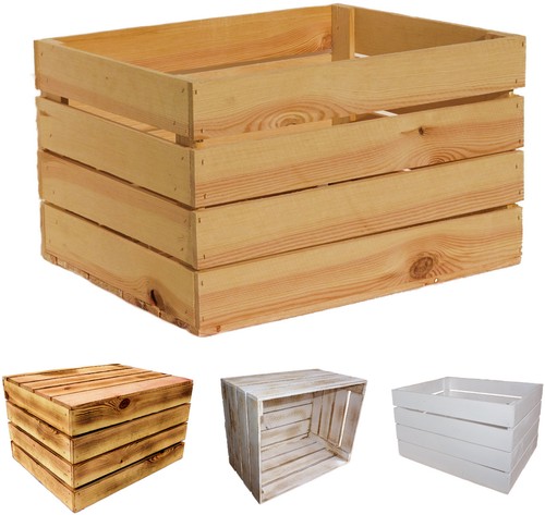 Alte holzkiste holzkisten deko - holzkiste,