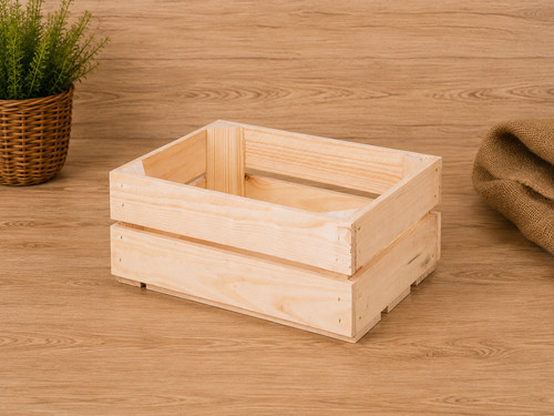 Neue holzkisten natur 38x28x16 - neue,